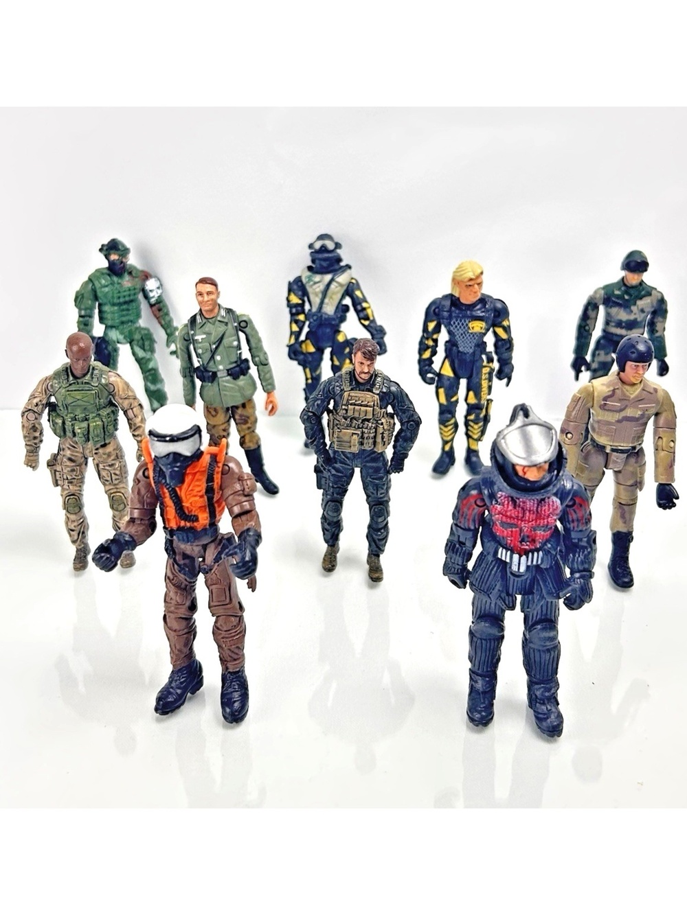Lanard The Corps Blue Box Other Military Action Figure Lot 4"